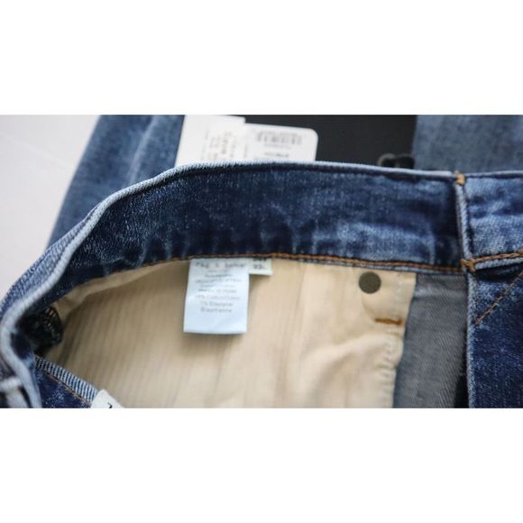 Rag & Bone Men's Sz 34x32 Blue Slim-Fit 2 Authentic Stretch Jeans $255 - Picture 5 of 11